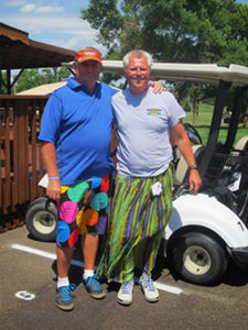 Christmas in July golf outing group photo