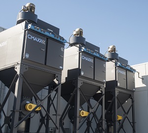 These CMAXX dust collectors receive the benefit of longer machine life and optimal performance efficiency with Imperial Systems new ServiceMAXX Program (PRNewsFoto/Imperial Systems, Inc)