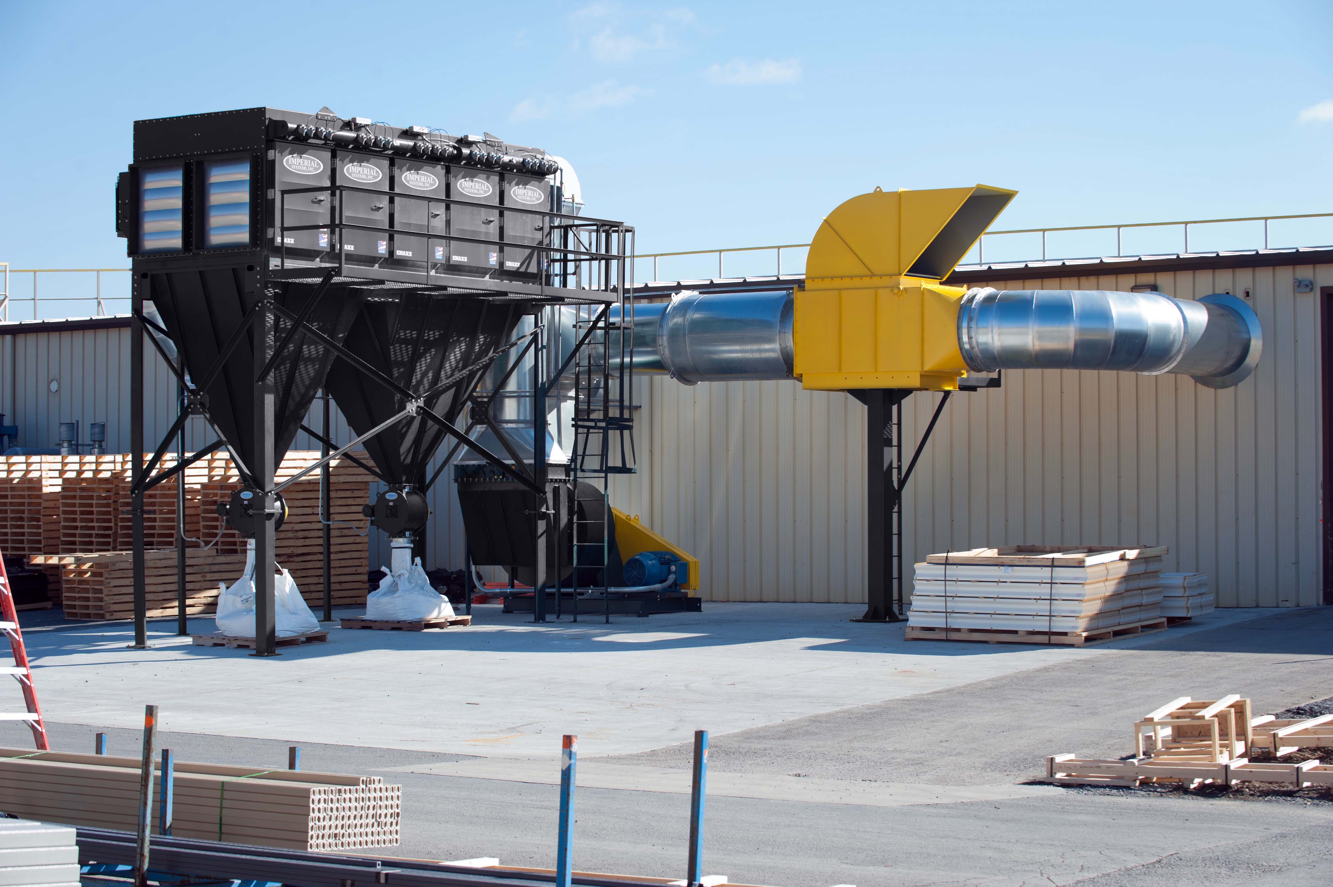 Industrial Woodworking Dust Collection System