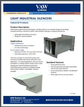 VAW Light Industrial Silencers