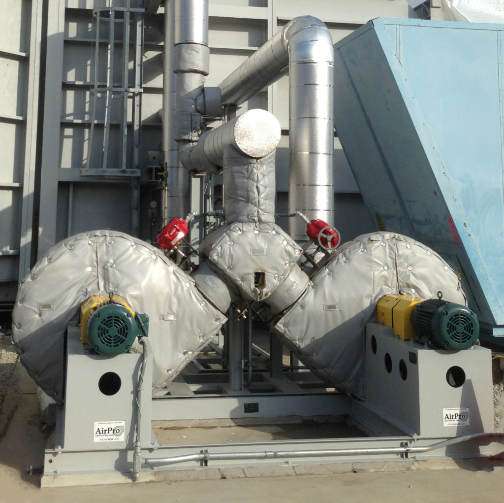 High temperature centrifugal fan