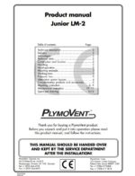 PlymoVent Junior LM2 Manual