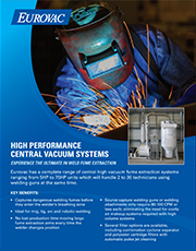 Vacuum Welding Centrals brochure