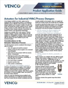 Actuators for Industrial HVAC Process Dampers