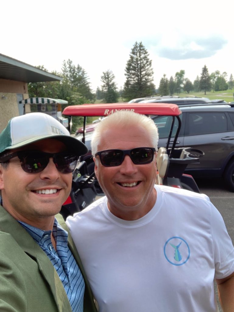 Glacier Golf Outing - Scott and Chris