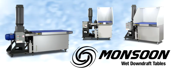 Monsoon Wet Downdraft Tables